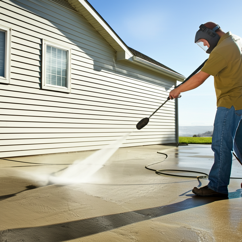 Professional pressure washing service
